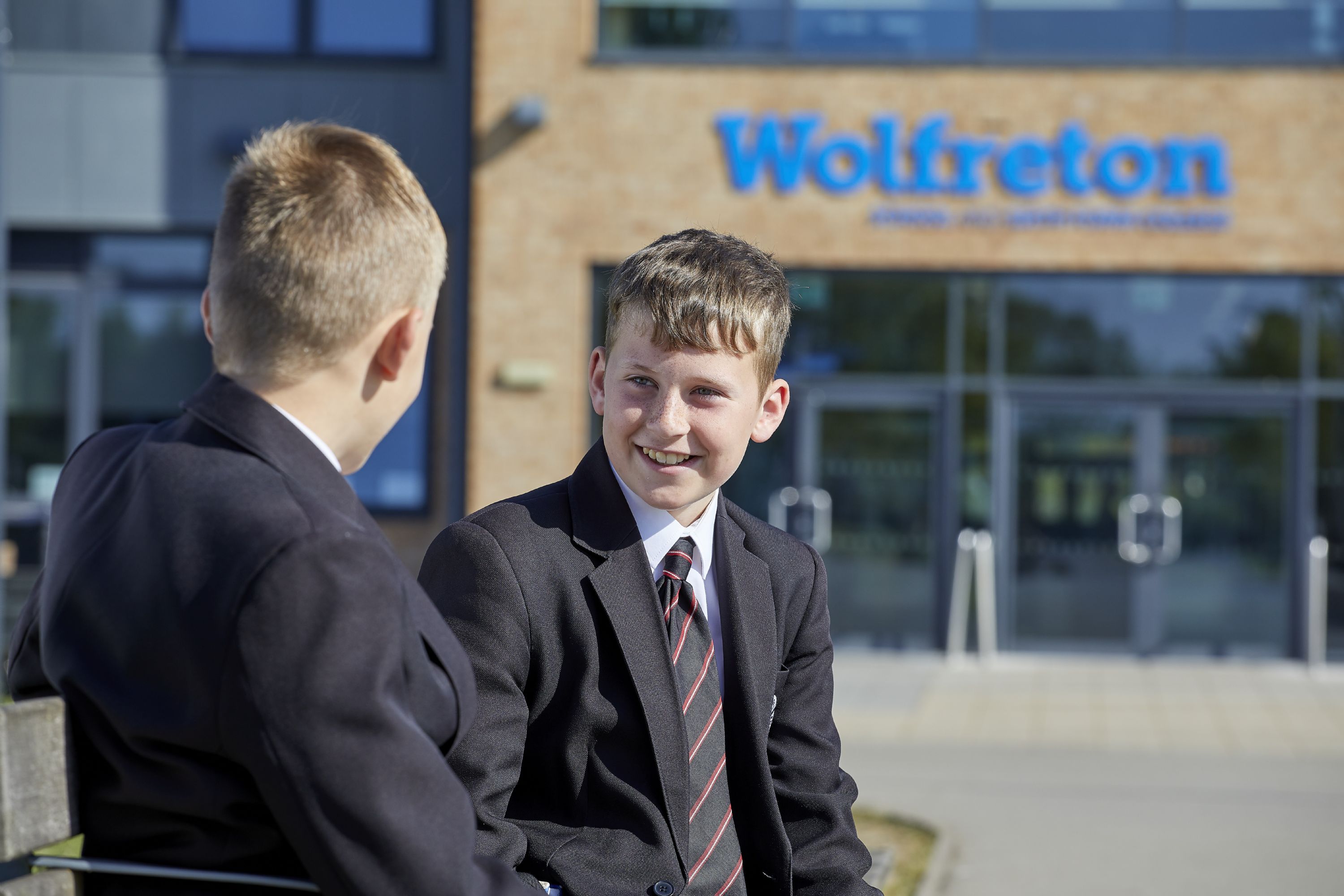Wolfreton student holding a tennis racket